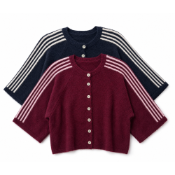 Pull manche 3/4 rayure