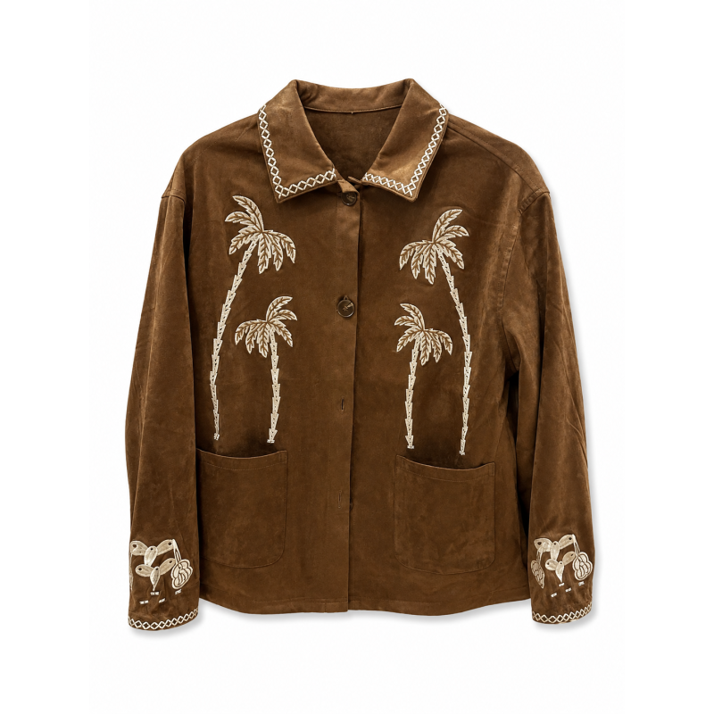 Veste en suédine