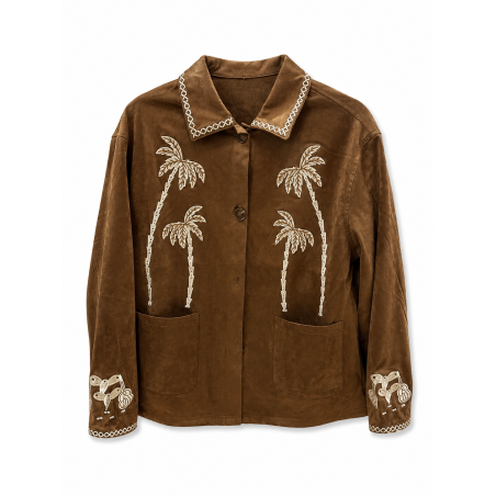Veste en suédine
