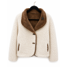 Veste AMBRE moumoute réversible