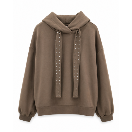 Sweat choco strass