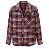 Chemise LAURA carreaux bordeaux