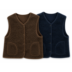 Gilet sans manche uni