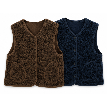 Gilet sans manche uni