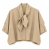 Veste cape beige