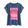 t-shirt en jeans sardine