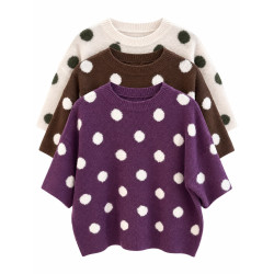 Pull à pois