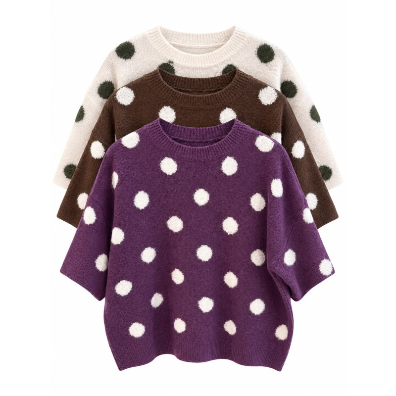 Pull à pois