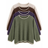 Pull col doré