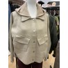 Veste à capuche beige