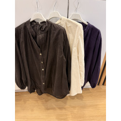 Chemise velours