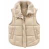 veste sans manches AMARYLLIS beige