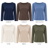 T-shirt second peau Col rond