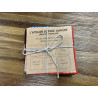 Lot de 6 serviettes de table Vichy brodées