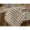 Gant + manique carreaux camel