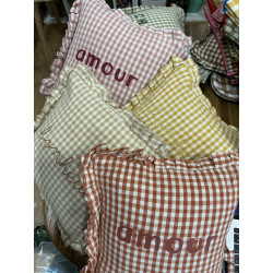 Coussin 25X25 cm Vichy