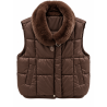 veste sans manches AMARYLLIS choco