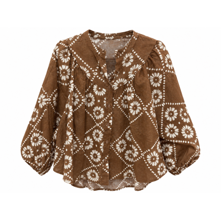 Chemise camel Hugo