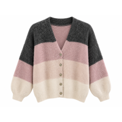 Gilet rayure ROSA