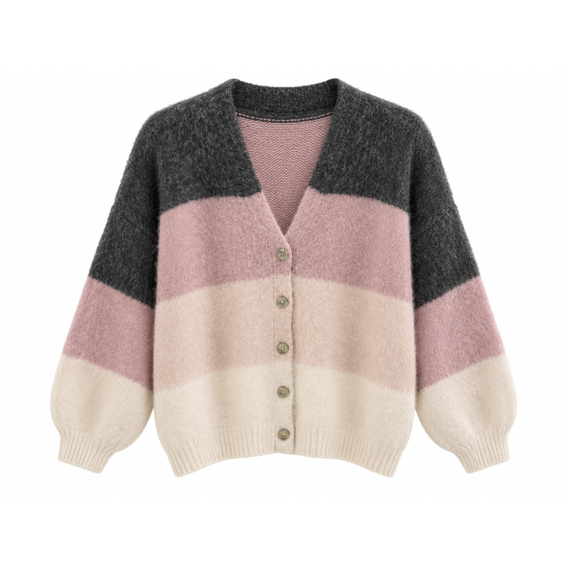 Gilet rayure ROSA