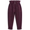 Pantalon leopard prune
