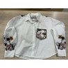 Chemise blanche jungle