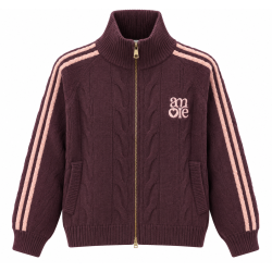 Gilet prune amore