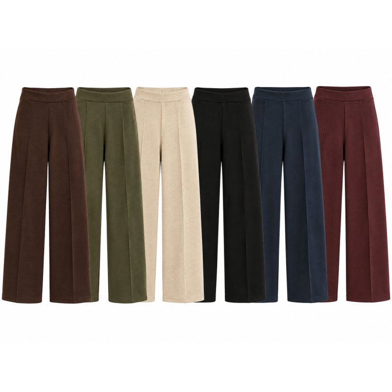 Pantalon large jersey