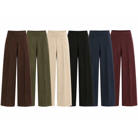 Pantalon large jersey