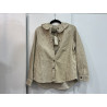 Surchemise velours beige