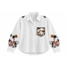 Chemise blanche jungle
