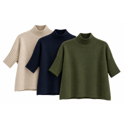 Pull col montant