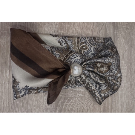 Collier foulard pachemina