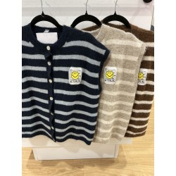 Gilets sans manches rayé