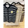 Gilets sans manches rayé