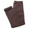 Jeans mom fit brun