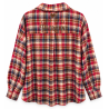 Chemise a carreaux rouge "c'est qui la patronne"