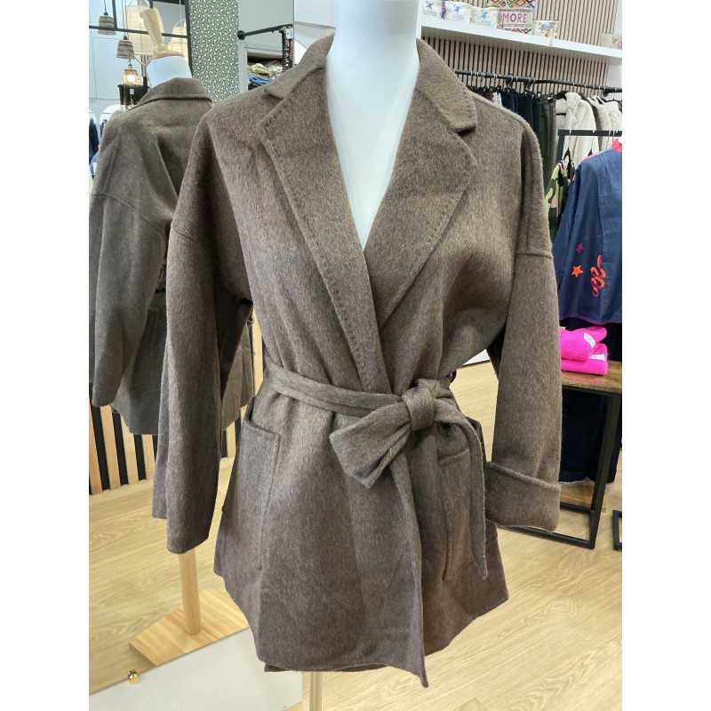 Manteau 3/4 choco