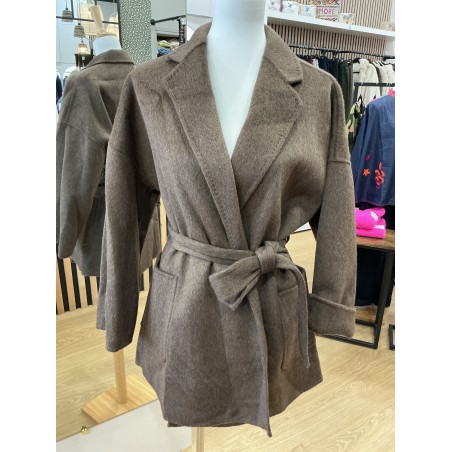 Manteau 3/4 choco