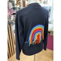 Pull marine arc en ciel