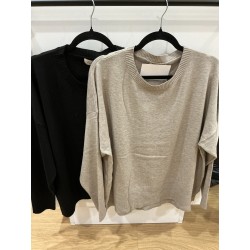 Pull col rond uni
