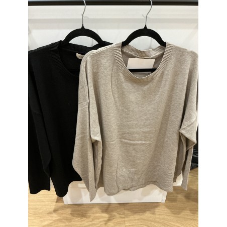 Pull col rond uni
