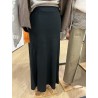 Jupe longue noir jersey
