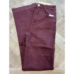 Jeans long large bordeaux Original