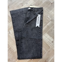 Jeans long large noir délavé Original