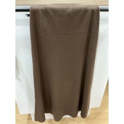 Jupe longue en jersey choco