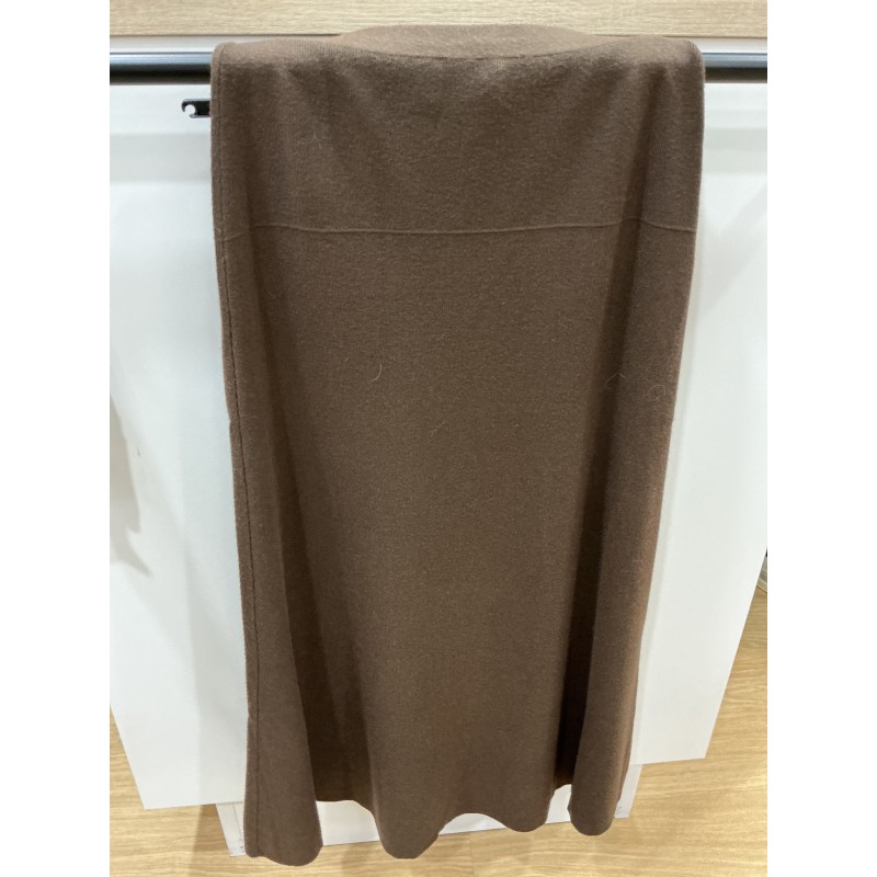 Jupe longue en jersey choco
