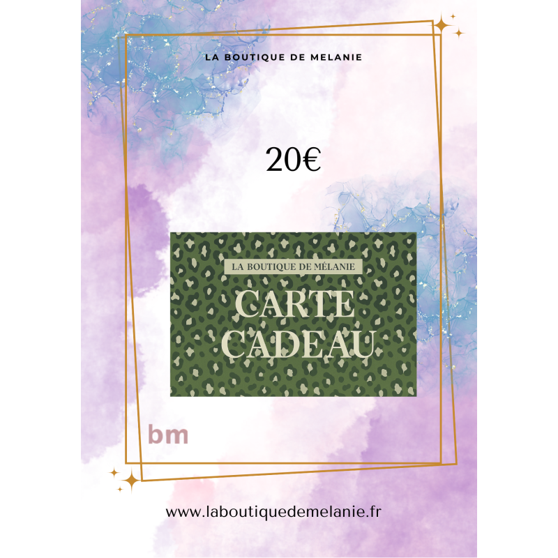 carte cadeau 20€