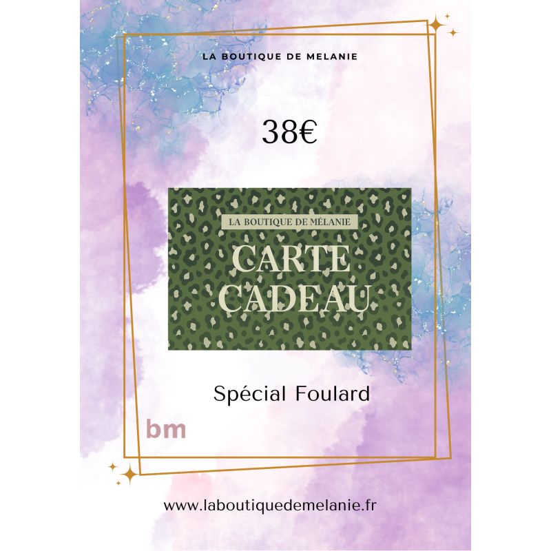 carte cadeau foulard