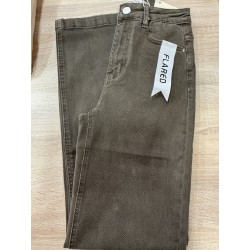 Jeans long large Original chocolat au lait